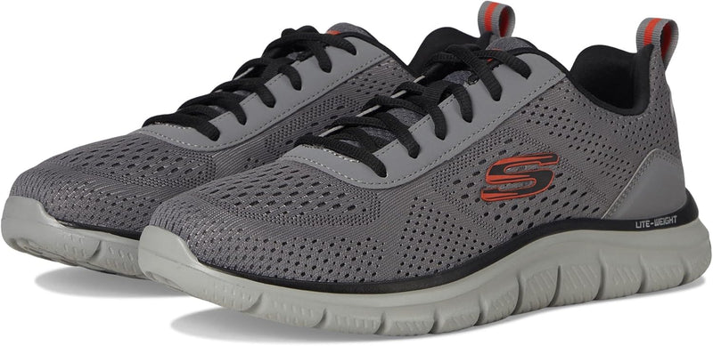 TRACK mens Shoes - CHARCOAL ORANGE