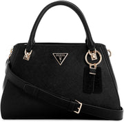 Womens Noelle Luxury Satchel Handbag - Black II