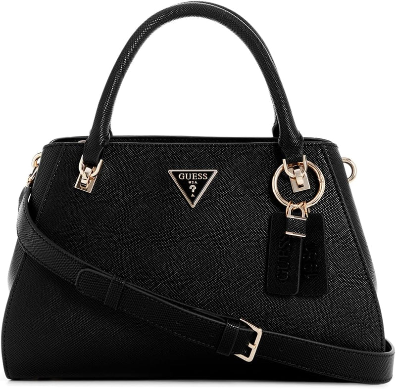 Womens Noelle Luxury Satchel Handbag - Black II