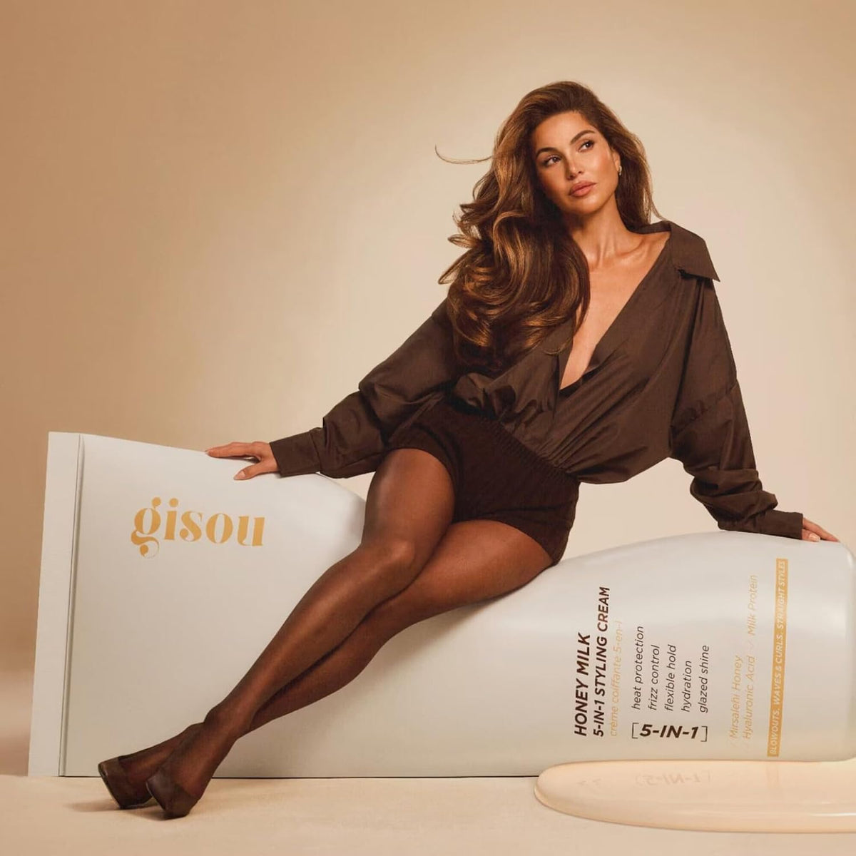 Gisou Honey Milk 5-in-1 Styling Cream Travel Size 50ml – image 5