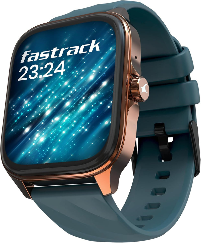 Fastrack Astor FS1 Pro Smart Watch, 1.97' AMOLED Display, Bluetooth Calling, 100+ Sports Modes, SpO2 & Heart Rate Monitoring, Women's Health, IP68, Up to 5 Days Battery, Functional Crown
