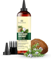 100% Pure Castor Oil for Hair Growth 150 ML - Cold Pressed, Hexane-Free, Eyelashes, Eyebrows, Skin Care - Rosemary_Biotin