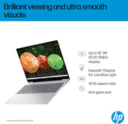 OmniBook 7 Laptop 2025 Model 16" WQXGA Intel Core Ultra 7-255H 32GB RAM 1TB SSD Windows 11 Glacier silver Standalone 16-AY0002NE En-Ar Keyboard UAE Version