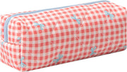 Cute Pencil Case Aesthetic Student Pouch Yellow Bow - Red Bow