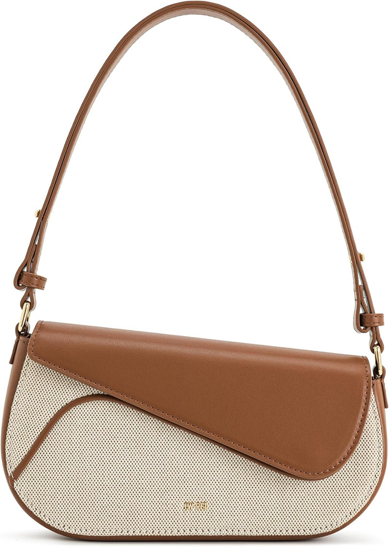 Women's Addisyn Shoulder Bag - Brown Canvas