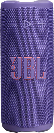 JBL Flip 7 - JBL Pro Sound with AI Sound Boost, up to 16 hours of playtime, multi-speaker connection via Auracast, and waterproof, dustproof, drop-proof design for all adventures Red. - Purple GRIP