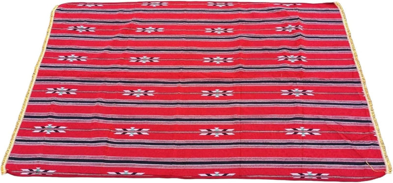 Alsaqer Foldable Camping Mat (2x3 Mtr) Outdoor Picnic Rug Water Proof Travel Mat Sadu Majlis Beach Mat Picnic Multicolour