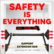 E-Jet Pull Up Bar/Chin up bar Upper Body Workout Bar, Super load-bearing: Dual Security Locking, Two-way Support Fitness Strength Training Equipment