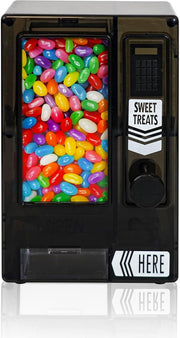 Cute Manual Candy Dispenser for Desktop, Mini Vending Machine for Mini Candies, Birthday Christmas Gift for Girls Friends (Black)