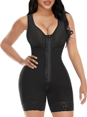 Fajas Colombianas Shapewear for Women Tummy Control Post Surgery Full Body Shaper Butt Lifter with Zipper Crotch - 1 - Black