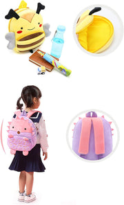 Kids Backpack for Boys Girls, Cute Toddler Backpack Preschool Kindergarten Child Bookbag, Mini Travel Bag for Ages 2-6 Year Old Birthday Gift
