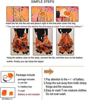 VUCATIN Halloween Dinosaur Costume for Kids Adult Inflatable T-Rex Costume Halloween Funny Cosplay Costume Party Blow Up Costumes