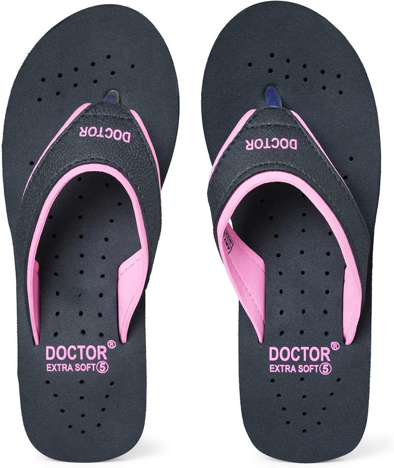 DOCTOR EXTRA SOFT Ortho Care Diabetic Orthopaedic Pregnancy Super Comfort Dr Flipflops and House Slippers For Women's and Girl's D-18