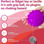 Mumoo Bear Sensory Multi-Ball Set - 6-Piece Textured Toy for Babies 6 Months+, Stimulates Exploration and Motor Skills