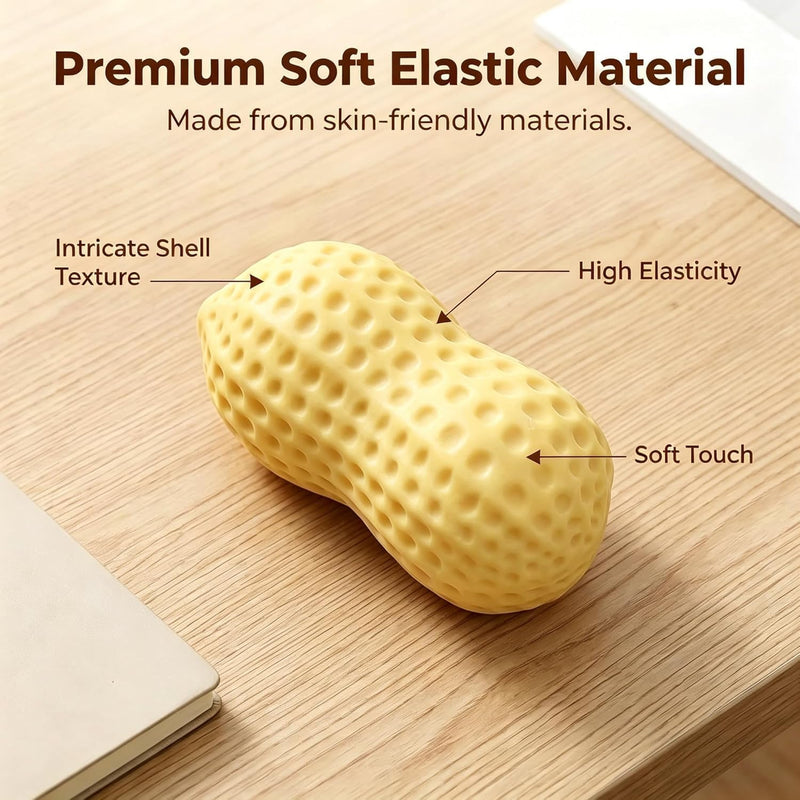 SLEEPHEADPeanut Squishies, Peanut Shaped Squish Balls,Squeeze Dough Ball ,Soft Stress Relief Sensory Fidget Toys,Soft Stress Relief Sensory Fidget Toys for Adults Anxiety Relief Hand Relax