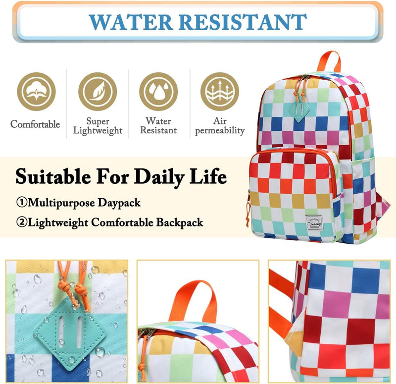 VASCHY Backpack for Women Men, Ultra Lightweight School Bag for Kids Teen Boys Girls, Casual Daypack Work, Travel