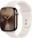 Apple Watch Series 10 GPS + Cellular 46 mm Smartwatch with Gold Titanium Case with Gold Milanese Loop - M/L. Fitness Tracker, ECG App, Always-On Retina Display, Carbon Neutral
