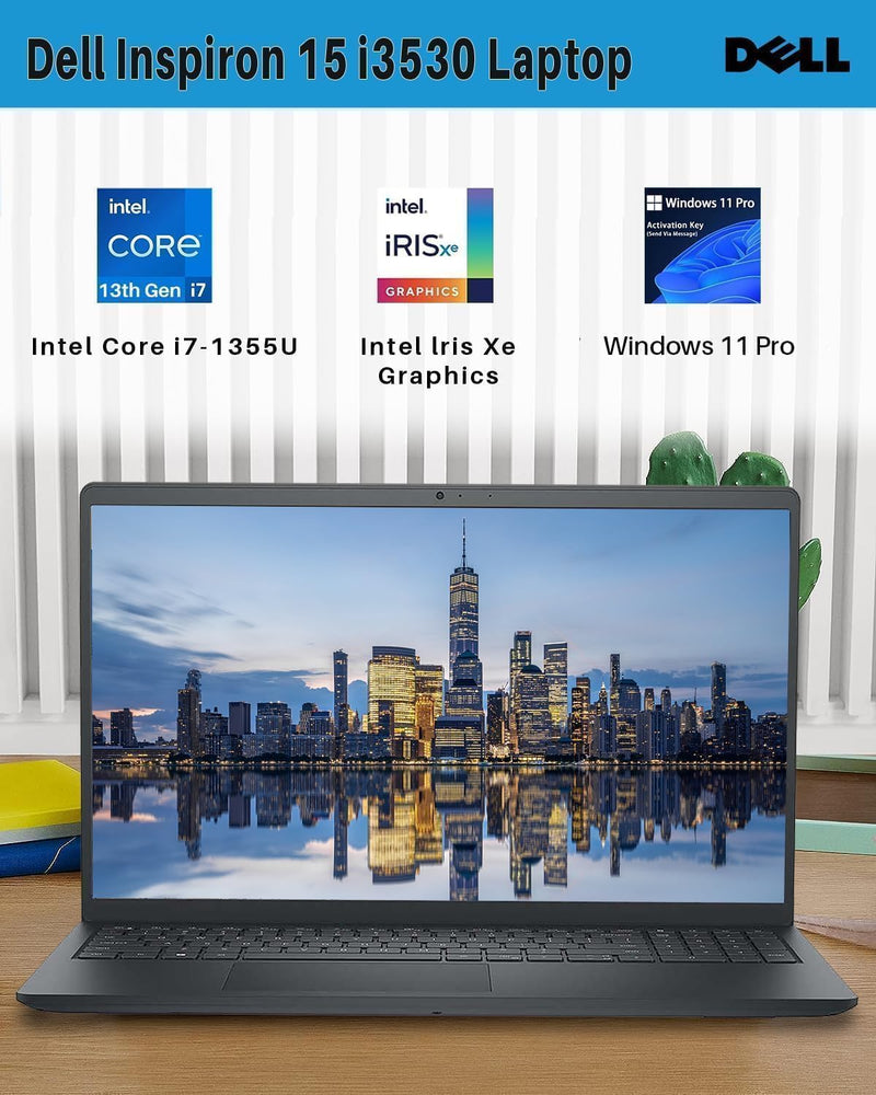 Dell Inspiron 15 5000 Series 5502 Laptop i7-1165G7 Processor, 8GB, 1x8GB, 256GB M.2 PCIe NVMe Solid State Drive, 15.6-inch FHD (1920 x 1080) Anti-Glare LED Backlight Non-Touch Display