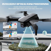 LIMOS Mini Drone with Camera 1080p HD Foldable Drone for Kids Adults with Carrying Case Battery 90 Adjustable Lens Altitude Hold One Key Takeoff 360 Flip Toy Gift