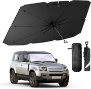 helloleiboo Showay Car Windshield Sun Shade UV Rays and Heat Sun Visor Protector Foldable Reflector Umbrella brella Shield - 55 * 30 inches