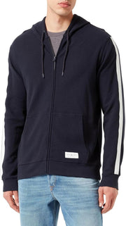 Men's Hwk Fz Hoodie Heavyweight Zip Throughs - Blue (Desert Sky)
