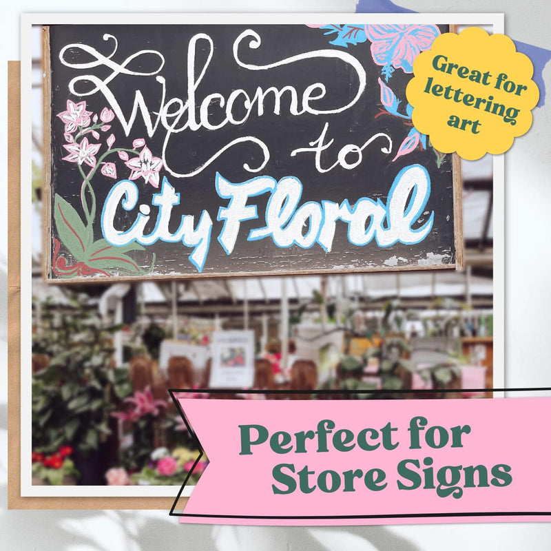Chalkola 8 Pastel Liquid Chalk Markers for Chalkboard Signs, Blackboard, Window, Labels, Bistro, Glass, Car - Washable Wet Wipe Ink Chalk Board Markers, 6mm Reversible Tip Erasable Liquid Chalk Pens