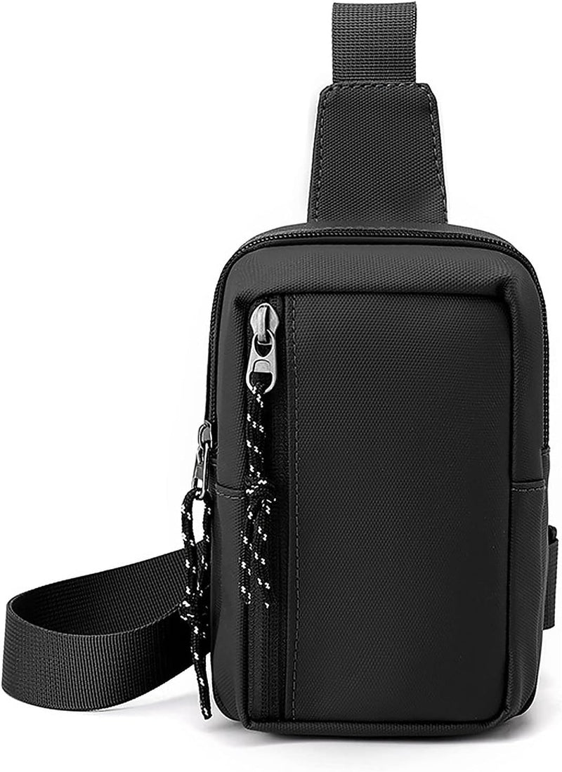 Unisex Adult No small sling bag - B-black