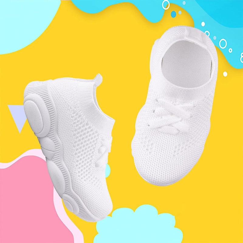 Baby First Walking Shoes 1-4 Years Kid Shoes Trainers Toddler Slip on Infant Waves Shoes Boys Girls Cotton Mesh Breathable Sneakers Outdoor