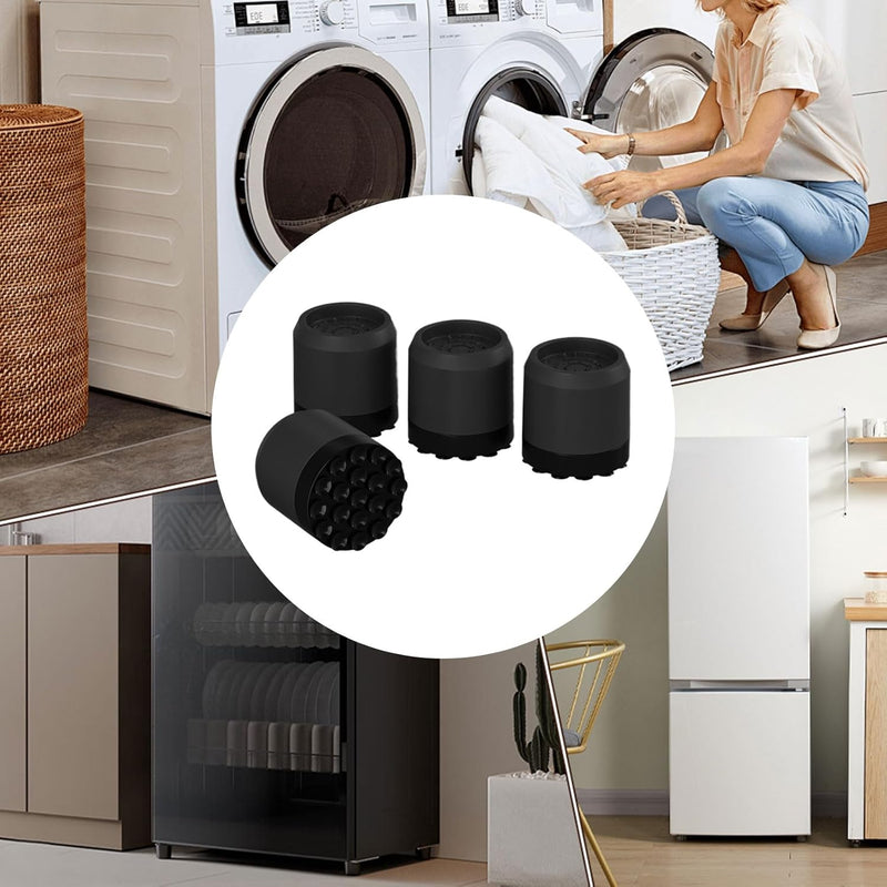 Washing Machine Anti Vibration Mat,Suction Cup Washing Machine Anti-Vibration Pads - Washing Machine Stabilizer Support Mat for Dormitory Refrigerators Home Kitchen