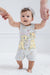 Disney Lion King Simba Baby Girls Sleeveless Romper & Headband White 24 Months