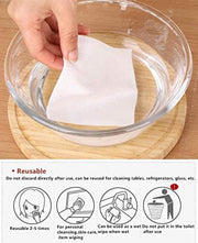 KASTWAVE Face Towels, Disposable Biodegradable Clean Facial Wash Cloth for Sensitive Skin, 100% Cotton Facial Tissue for Cleansing, Skincare and Makeup Remover, Dry Wipes