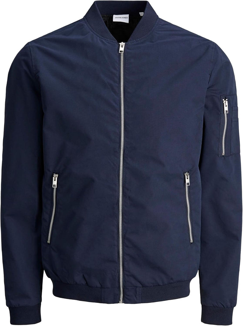 Men's JJERUSH BOMBER NOOS Jacket - Navy Blazer