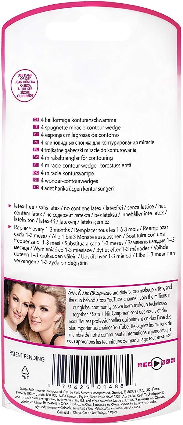 REAL TECHNIQUES Facial Makeup Brush - 13Ml (Packaging And Handle Model May Vary)