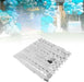 8PCS Glitter Background Panels, Wall Backdrop Sequin Panels Gold Decoration Shimmer Panels, Sequins Backdrop Decoration Panels, Glitter Bling Photo Background Decorations (Silver)