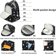 Mfikaryi Cute Cat Casual Daypack Teens Elementary School Backpack Students Bookbag for Girls Boys…
