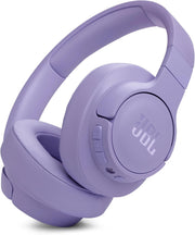 JBL Tune 720BT Wireless Over-Ear Headphones, Pure Bass Sound, Bluetooth 5.3, 76H Battery, Hands-Free Call, Multi-Point Connection, Foldable, Detachable Audio Cable - Black, JBLT720BTBLK - Tune 770 NC Purple