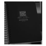 Rite in the Rain Weatherproof Side Spiral Notebook, 4.875" x 17.8 cm, Blue Cover, Universal Pattern (No. 273)", 1 pack - 4 â x 7-Inch Black