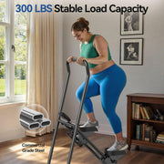 Niceday Vertical Climber, Stair Climber for Full-Body Workout, Compact & Foldable Cardio Exercise Stepper Machine, Adjustable Handlebar & Pedals, 300LBS Loading Capacity -Random Color