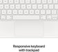 Apple Magic Keyboard for iPad Pro 11-inch (3rd, 2nd and 1st Generation) and iPad Air (5th and 4th Generation) - US English- White (Renewed)