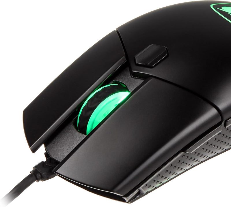 Cougar GamingGear Combo Deathfire Ex, Keyboard: Hybrid Mechanical Switches, 8 Backlight Effects, Mice: Omron Switches, Upto 2000 Dpi