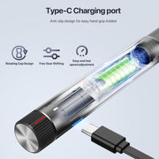 NALACAL Electric Engraving Pen, USB Rechargeable Rotary Tool with 24 Bits, Cordless DIY Jewelry Engraver for Wood, Glass, Stone, Carving, Resin