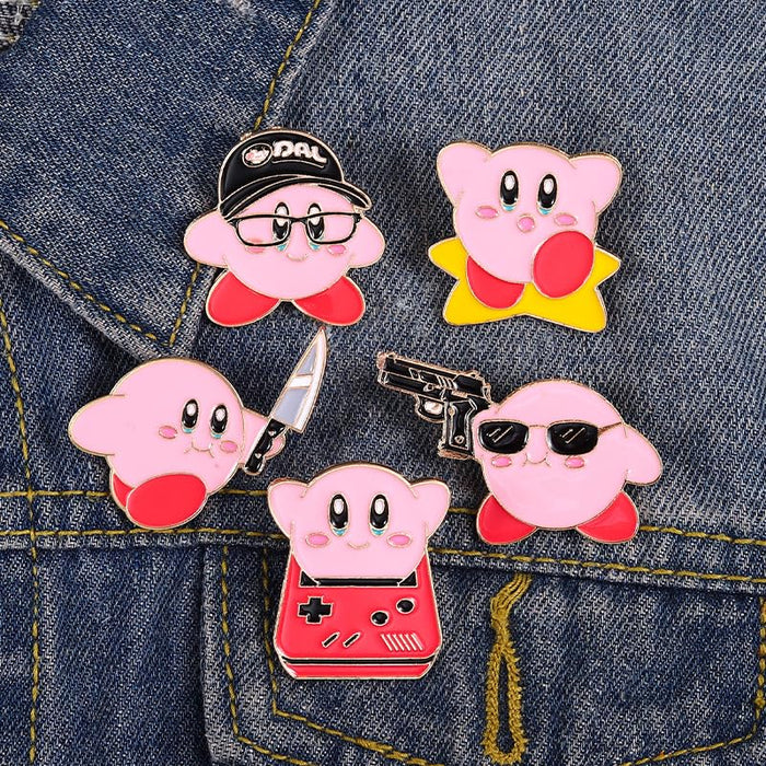 LUYAO 5 PCS Cute Enamel Pins Set Brooch Various Novel Designs Brooch Pins for Jackets Backpacks Badges Hats Bags Lapel Pins DIY Accessories Décor Women Girls Gift