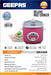 Geepas 1.8L Rice Cooker/Steamer with Non-Stick Cooking Pot | 700W | Automatic Cooking, Steam Vent Lid & Simple One Touch Operation |Make Rice, Steam Healthy Food & Vegetables | 2 Year Warranty
