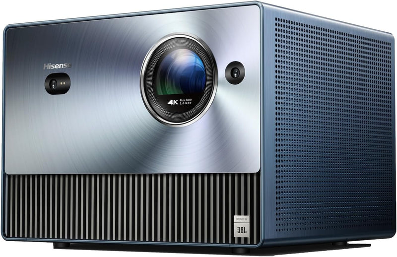 Hisense C2 Ultra 4K UHD Triple Color RGB Laser Portable Mini Projector, 65300", 3000 ANSI Lumens, 110% BT.2020 Wide Color Gamut, Dolby Vision, Sound by JBL, Netflix, WIFI 6E - C1 Home Theater