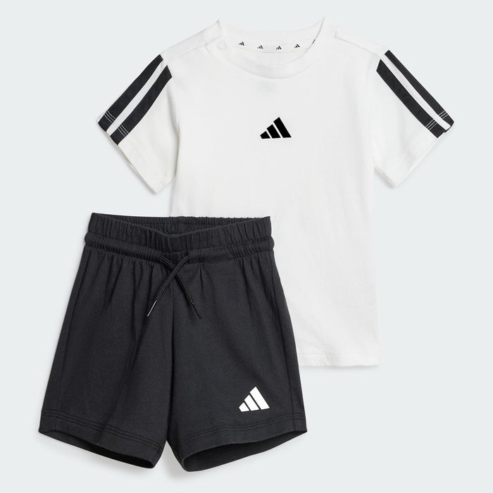 adidas I 3S T-SET 160 Suits for Unisex Child WHITE/BLACK 18-24 Months