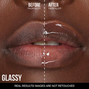 BEAUTY Faux Filler Shiny Non-Sticky Lip Gloss Glassy - Clear 0.13FL.OZ / 3.9ml