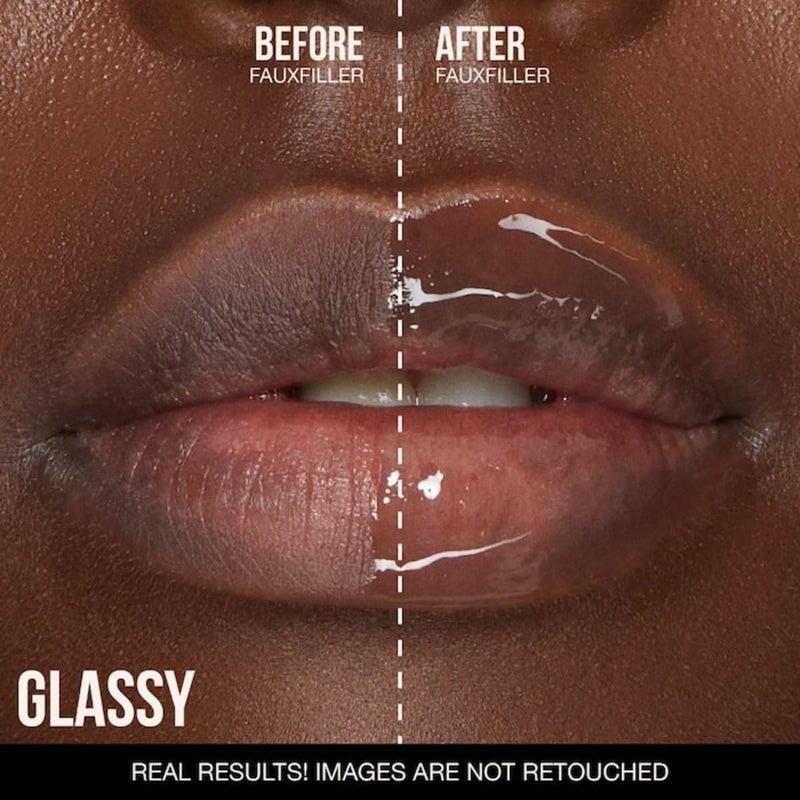 BEAUTY Faux Filler Shiny Non-Sticky Lip Gloss Glassy - Clear 0.13FL.OZ / 3.9ml