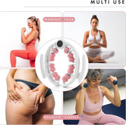 LIFE HACKS Manual Cellulite Massager Roller for Legs, Thighs & Arms Detachable Handheld Body Massage Tool for Lymphatic Drainage, Skin Firming & Smoother Appearance