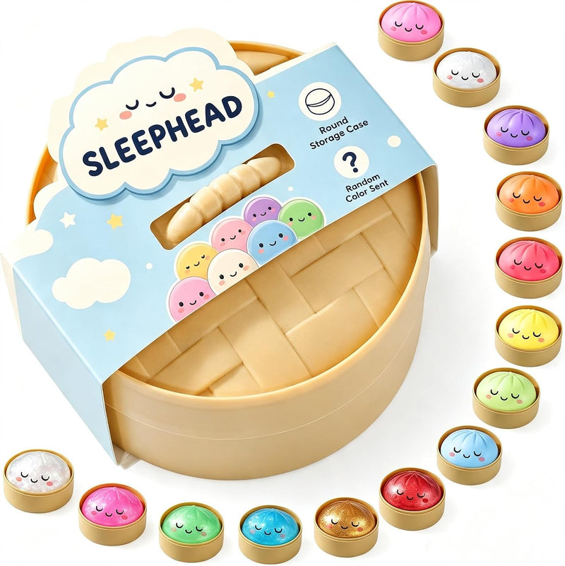 Dumpling Squishy Slow Rising Stress Relief Toy Bun Squishy Fidget Toy Kids & Adults