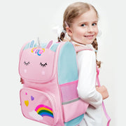 Unicorn Backpacks for Kids, Lightweight Pink School Backpack for Girl, Durable & Waterproof Schoolbag, Student Backpack Bag and Primary Kids Backpack 16inch for 5 6 7 8-10 Years Old